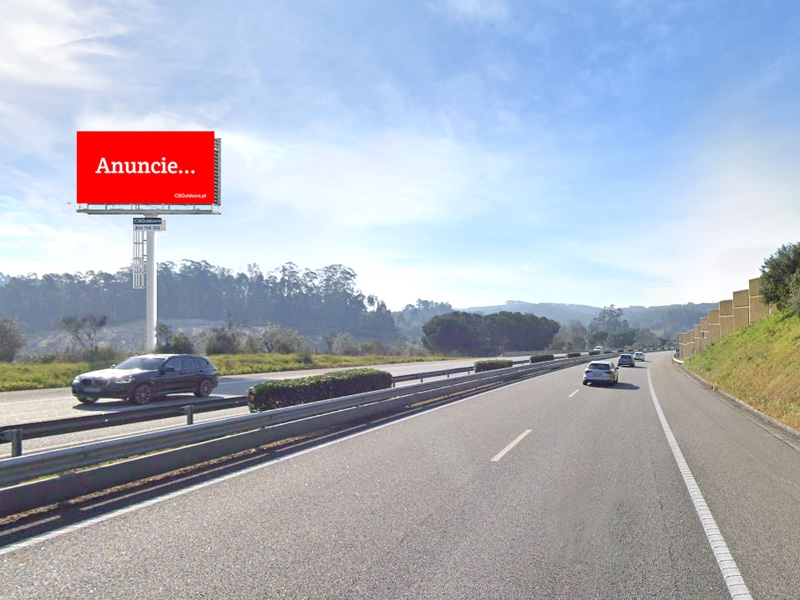 MONO154 – A1 Coimbra outdoor para publicidade exterior
