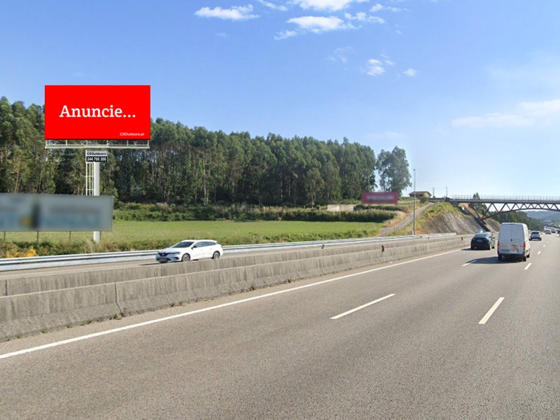 OOH na A3 Trofa MONO380 publicidade exterior